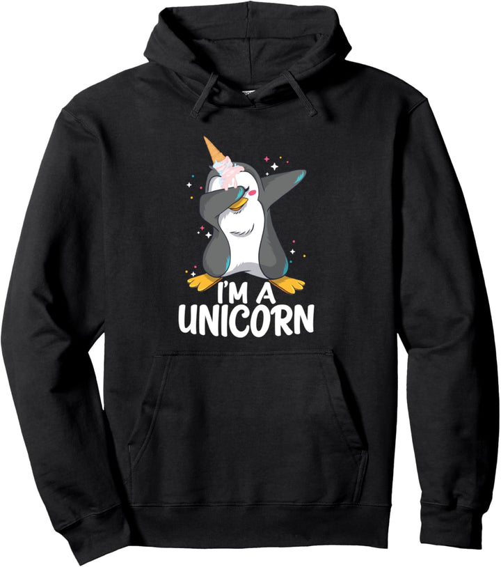 I'm A Unicorn Dabbing Pinguin Halloween Einhorn Pinguin Vogel Pullover Hoodie