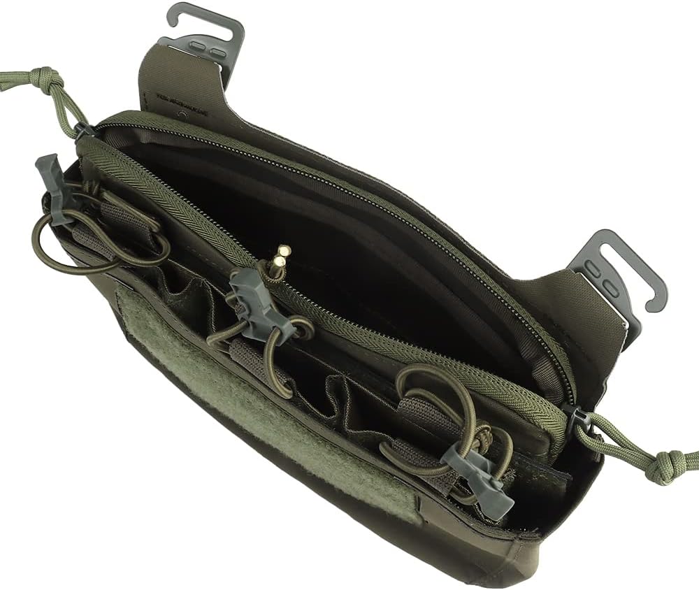 G-Hook DOPE Front Flap Double Stack Abdominal Fanny Pack Dreifache Magazintasche für Tactical Chest