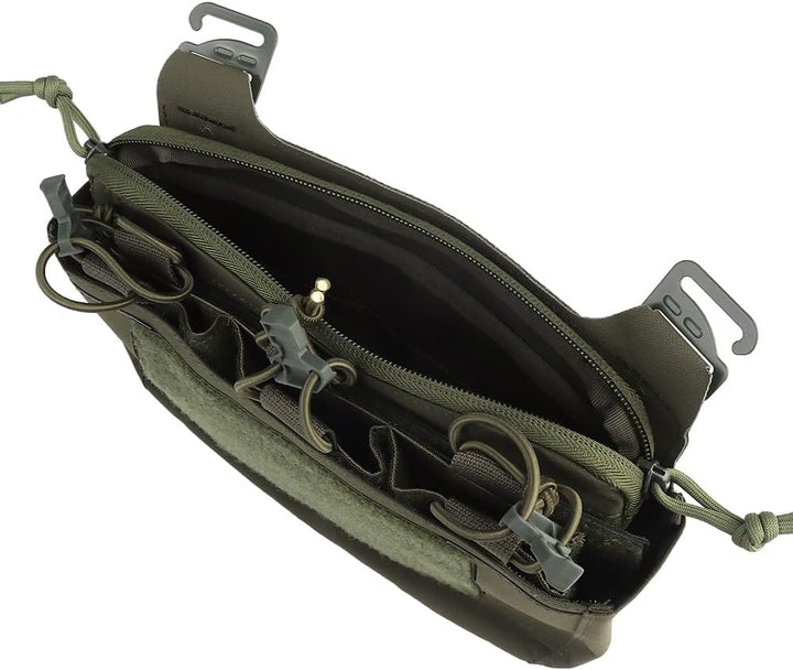 G-Hook DOPE Front Flap Double Stack Abdominal Fanny Pack Dreifache Magazintasche für Tactical Chest