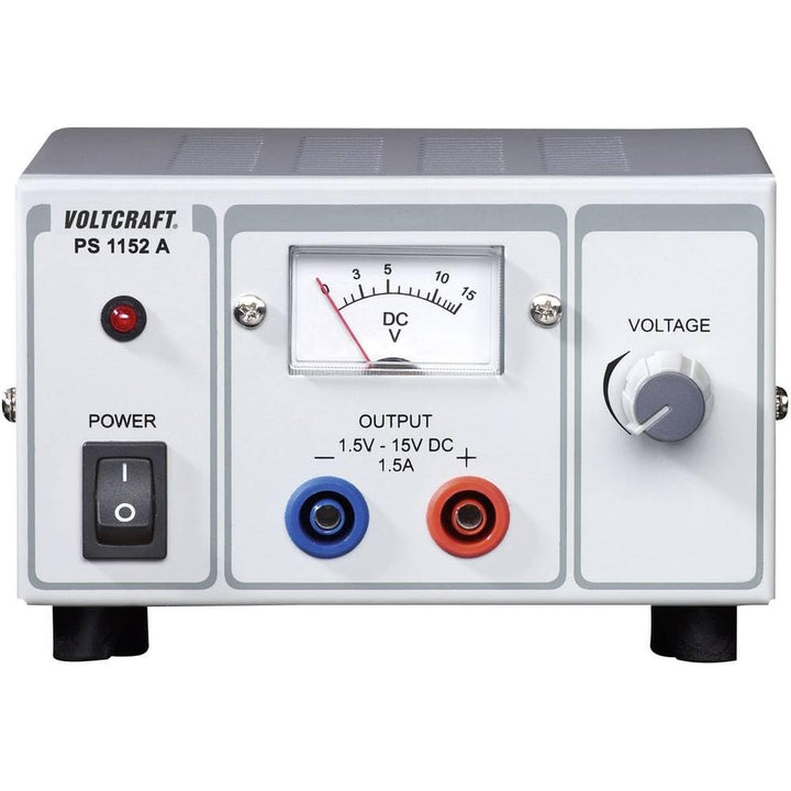 Voltcraft Labornetzgerät, einstellbar PS-1152 A 1.5-15 V/DC 1.5-1 A 22.5 W Anzahl Ausgänge 1 x