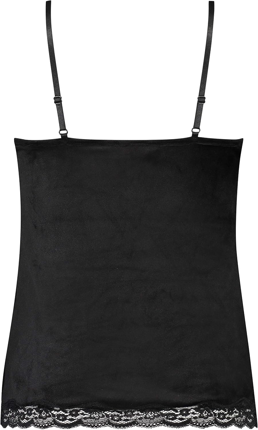 Hunkemöller Cami Top Velours Lace M Schwarz, M Schwarz
