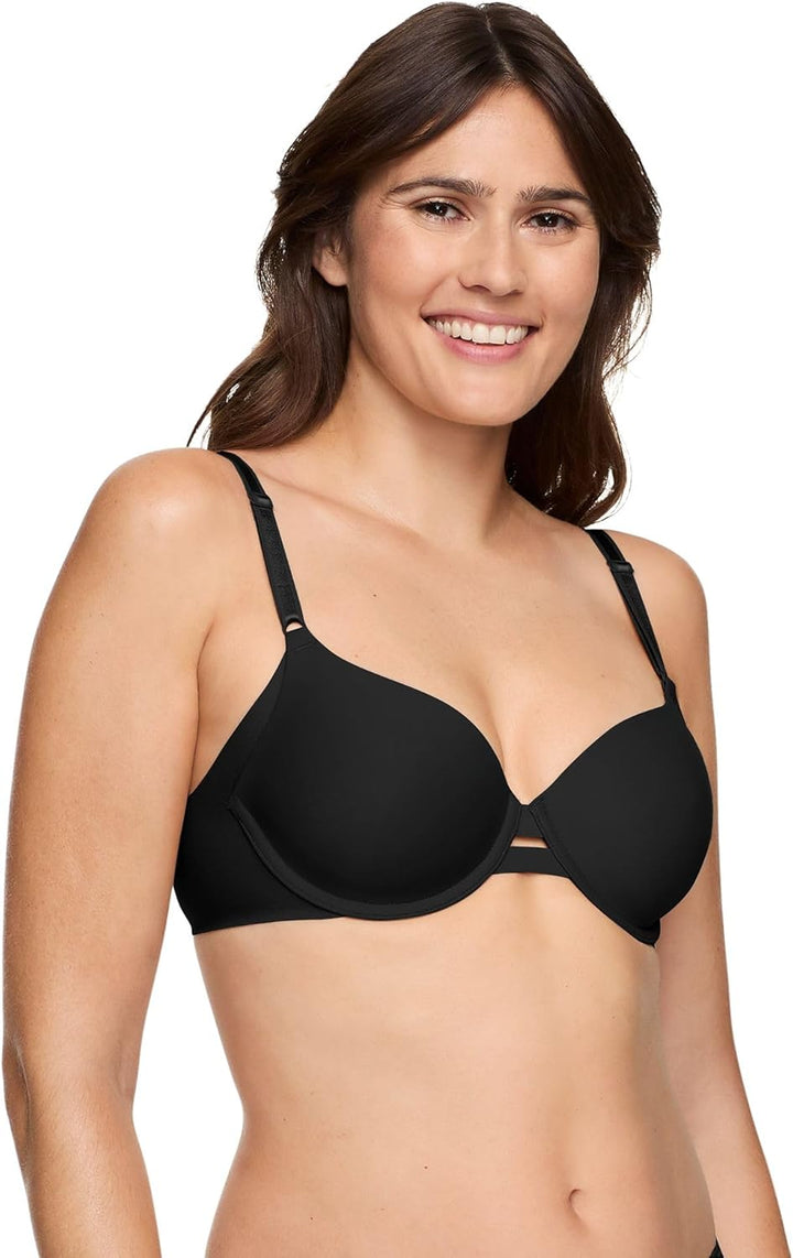 Warner's Womens No Side Effects Underarm-Smoothing Comfort Underwire Lightly Lined T-Shirt Bra 1356