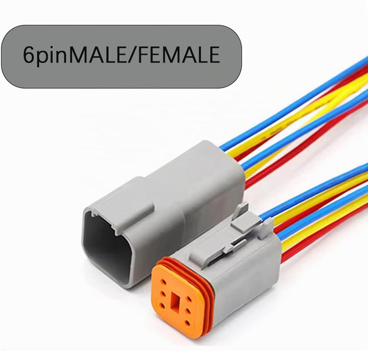 DT Stecker Connectors,Deutscher Stecker KFZ 6 Polig,Steckverbinder Wasserdichter,DT Serie Kabelsteck