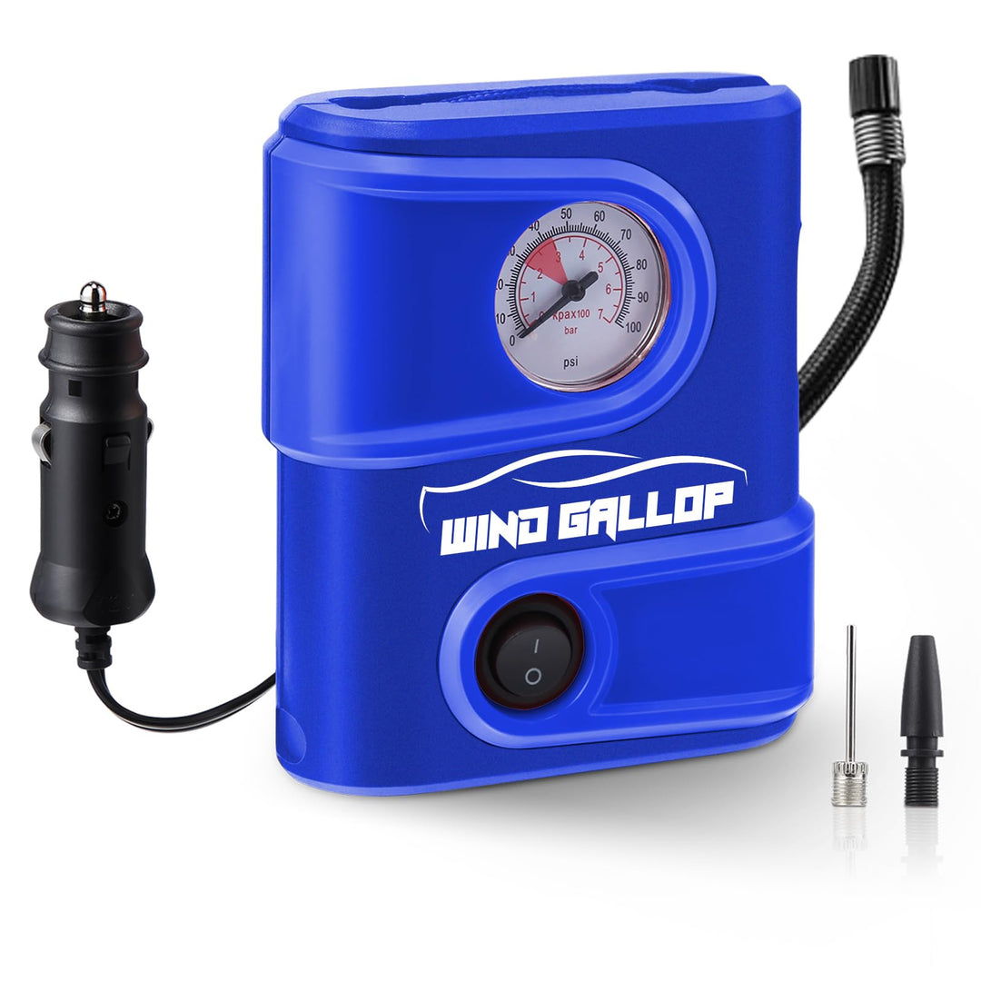 WindGallop Auto Kompressor 12V Luftpumpe Reifen Pumpe für Kleiner tragbarer Luftkompressor Reifenfül