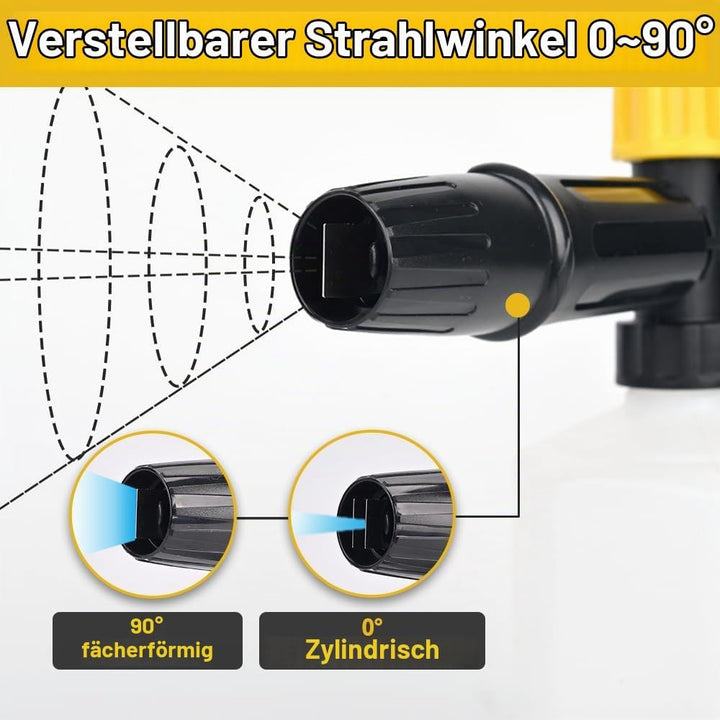 BEARFORCE Hochdruckreiniger Schneeschaumlanze Schaumdüse mit 0,6 L Flasche, kompatibel mit Lavor Lid