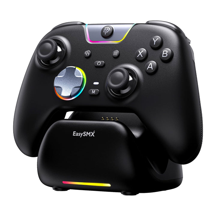 AKNES EasySMX X05Pro PC-Controller für PC/Switch/Android/iOS, Leise Spieltasten, Hall-Effekt-Joystic