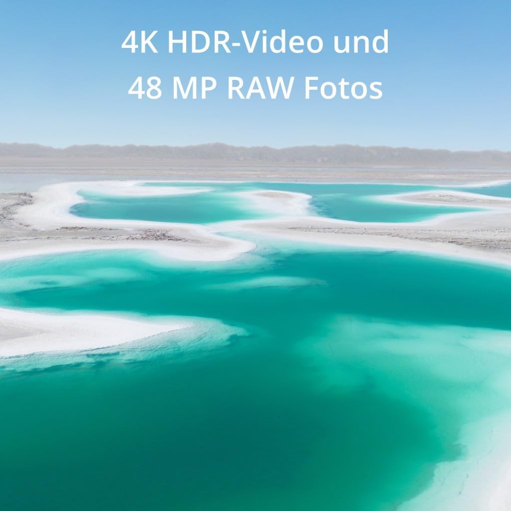 DJI Mini 3 Pro (ohne Fernsteuerung), leichte faltbare Kameradrohne mit 4K/60fps Video, 48 MP, 34 min