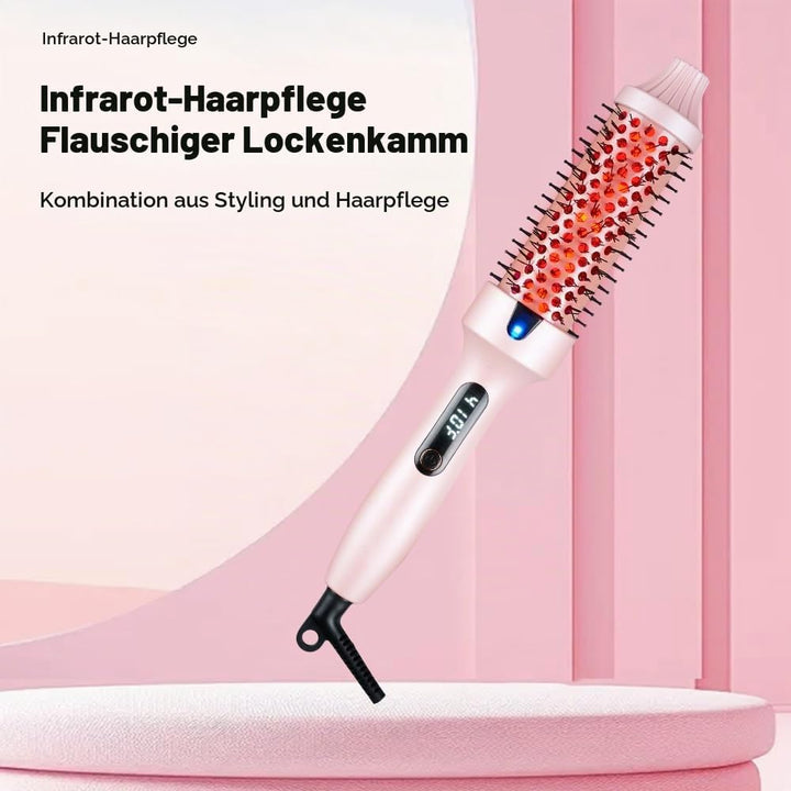 Thermobürste mit Infrarot-Technologie, Thermal Brush 2-in-1 Styler &amp; Föhn, 30-Sekunden Schnellaufhei
