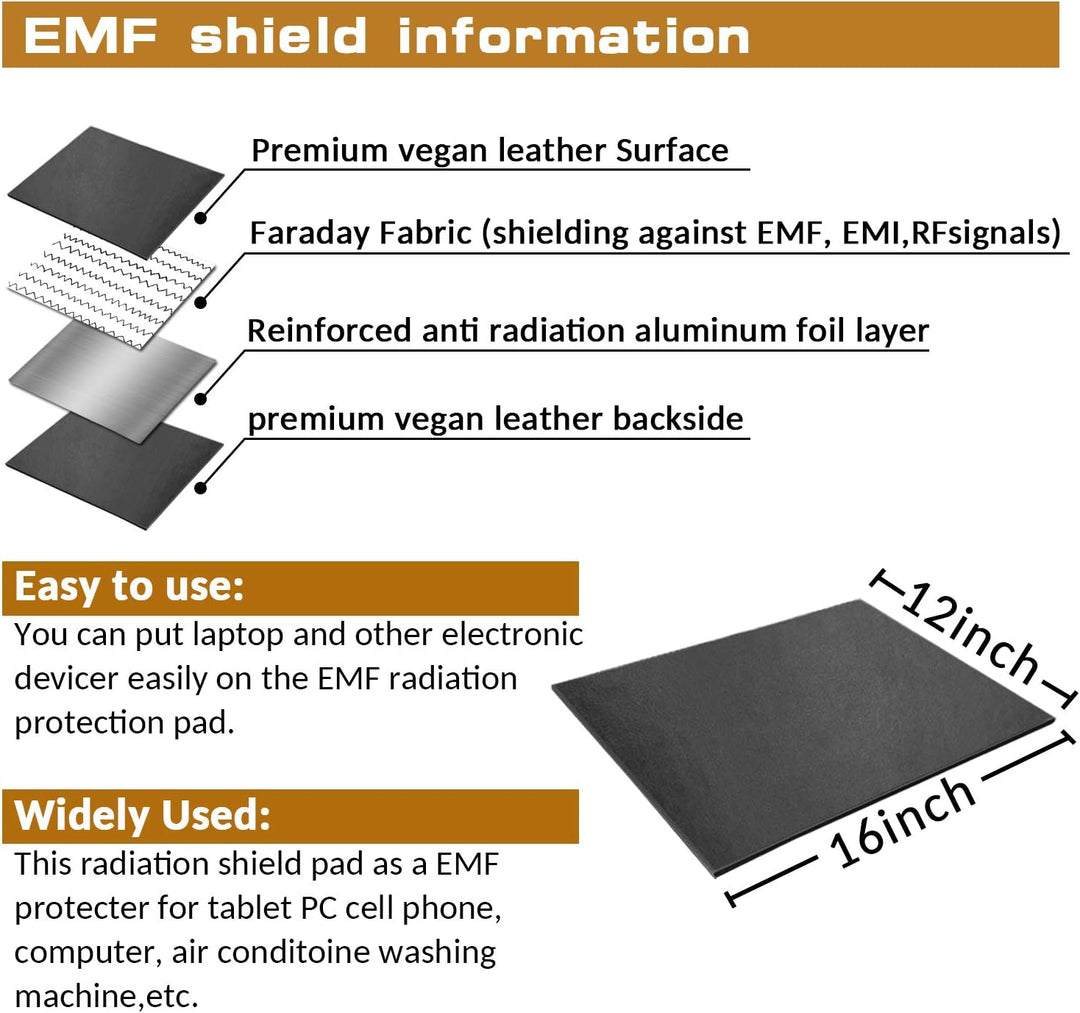 Laptop-Pad-Schutz, Laptop-Pad E/M*F, Schutz und Hitzeschild-Schutz, geeignet für iPad/Handys, Laptop