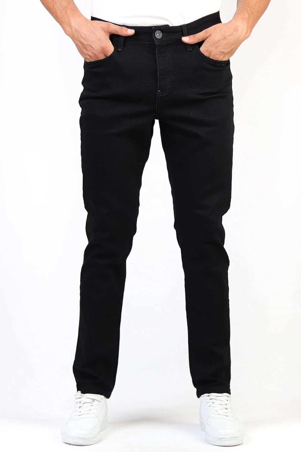 HALAT'S Herren Jeans Slim Fit - Baumwolle Jeanshose Stretch für Herren mit Schlanke Elastizität 30W