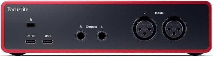 Focusrite Scarlett 2i2 4. Gen USB-Audio-Interface, Komposition, Streaming und Podcasting — Aufnahmen