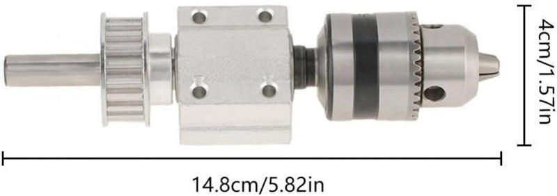 ZJZ01012 Bohrspindel, Hochpräzise Nicht angetriebene Spindel, Tischbohrspindel für DIY Bohrmaschine,