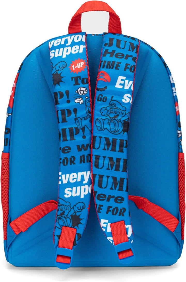 Franco Cosimo Panini Unisex Kinder Zaino Scuola Schulrucksack (1er Pack), Blau