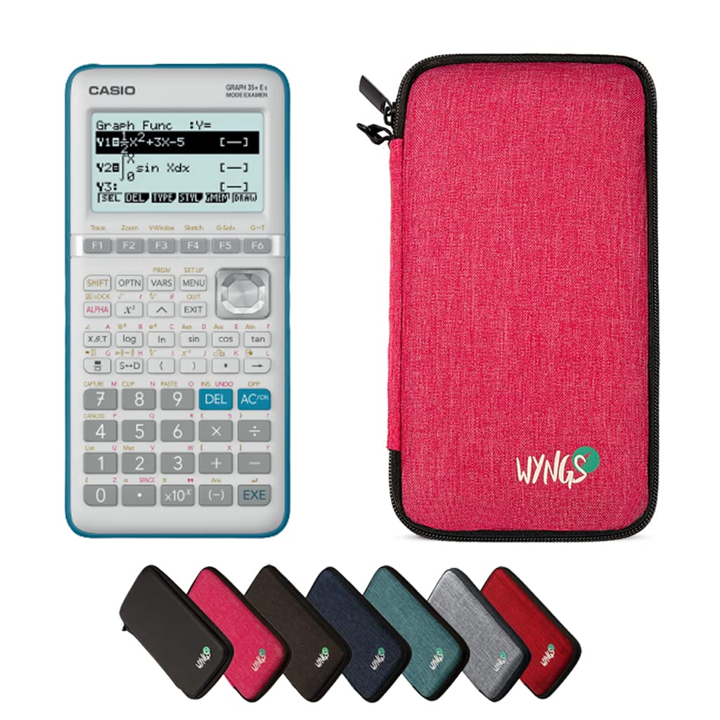 CALCUSO Sparpaket Pink vom Taschenrecher Casio Graph 35+ E II pink Casio Graph 35+EII, pink Casio Gr