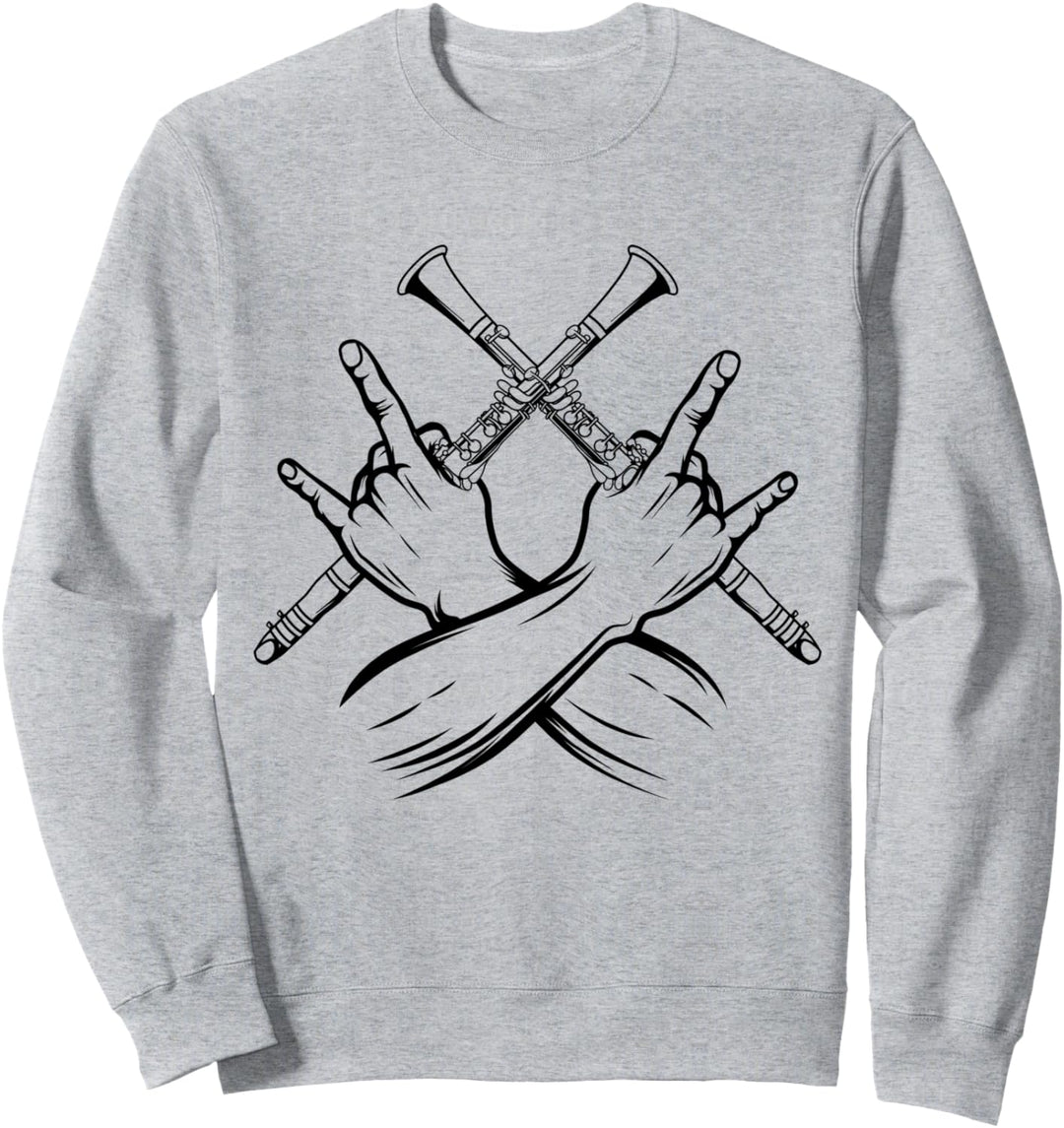 Klarinette Klarinettist Sweatshirt
