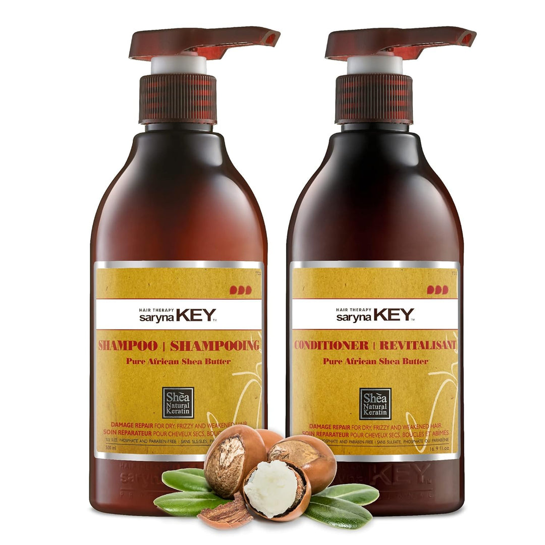Saryna Key Damage Repair Shampoo & Spülung, je 500 ml, Doppelpack