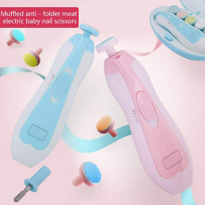 Eletric Nail Trimmer Sicheres Baby Nagelknipser Set mit 6 in 1 Schleifkopf Poliergerät für Kleinkind