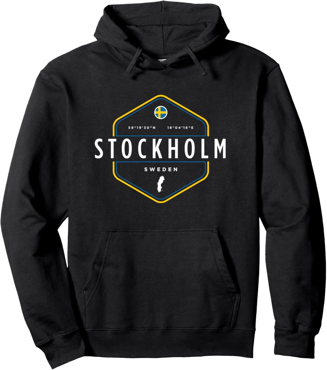Stockholm Sweden Pullover Hoodie