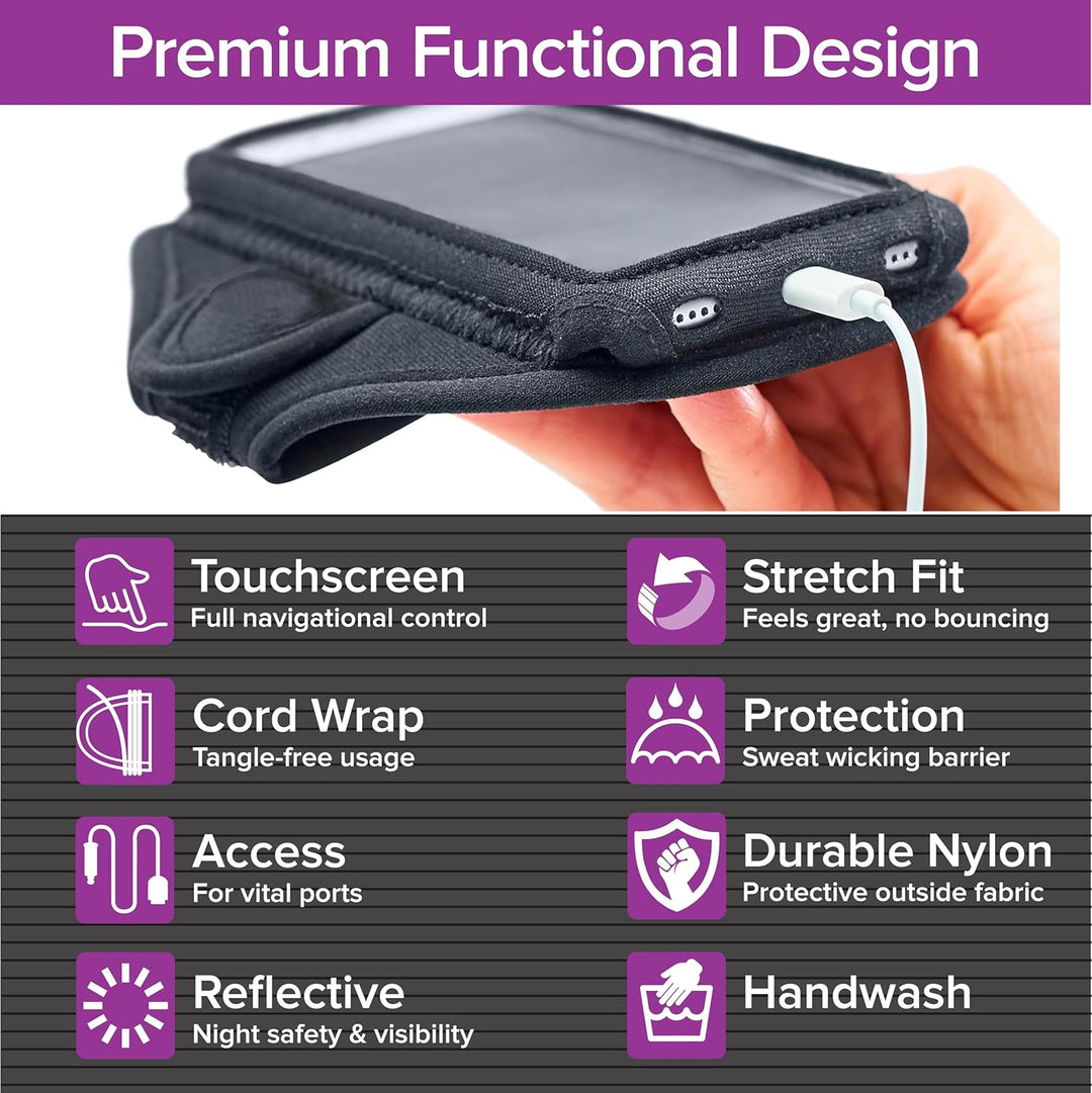 Tune Belt AB92 Sport Armband schwarz, schwarz