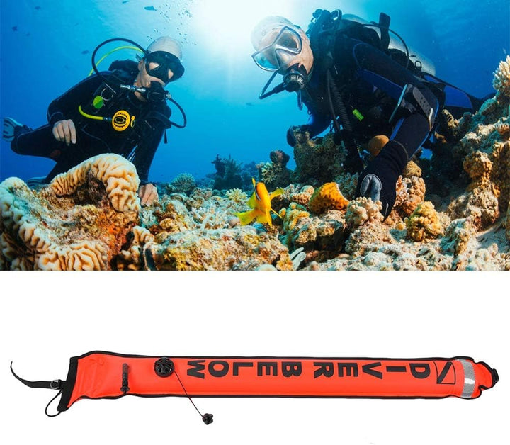 Tbest Tauchboje Diving Signalboje Dekoboje Hohe Sichtbarkeit Boje Aufblasbares schwimmboje Markierun