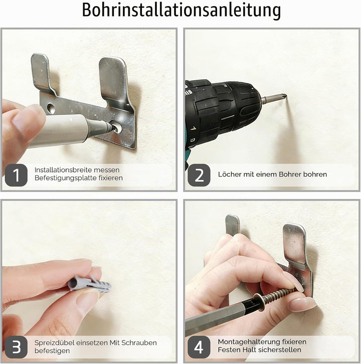 JAOGAUS 1800W Automatischer Händetrockner, Wandmontierter Elektrischer Handtrockner, Schnelles Trock