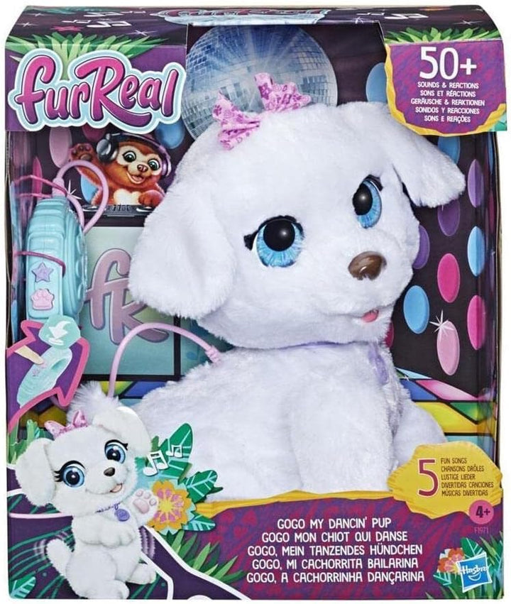 FurReal Hasbro GoGo, Mein tanzendes Hündchen, interaktives, elektronisches Tierchen, 50+ Geräusche u