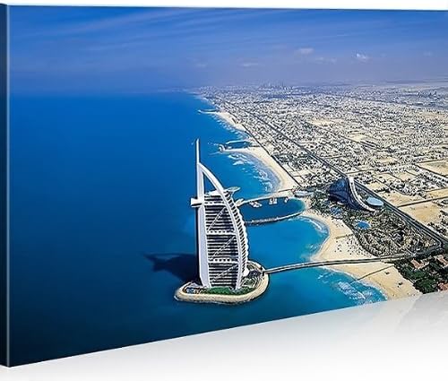 islandburner Bild Bilder auf Leinwand Dubai 1p Burj Luxus Hotel XXL Poster Leinwandbild Wandbild Dek