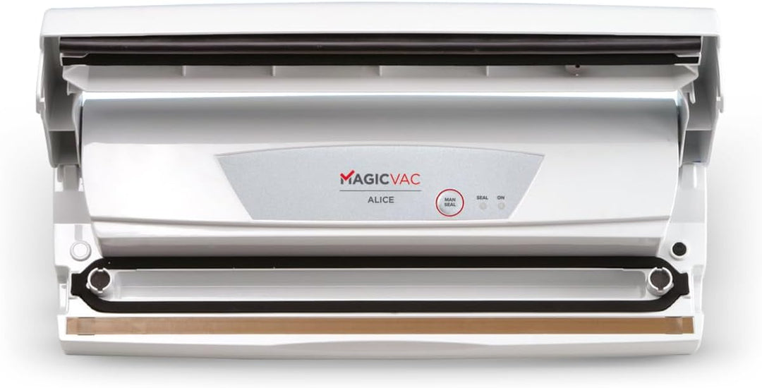 Magic Vac, Alice, Multifunktionale Lebensmittel-Vakuummaschine, Ideal für Vakuumbeutel und Behälter,