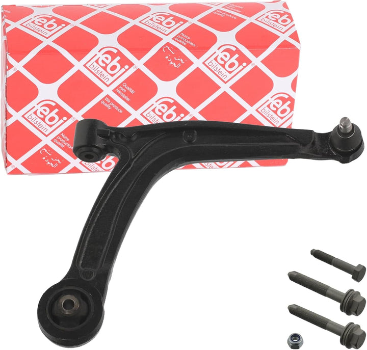 febi bilstein 40711 Querlenker mit Schrauben und Mutter , 1 Stück Vorderachse rechts, Vorderachse re