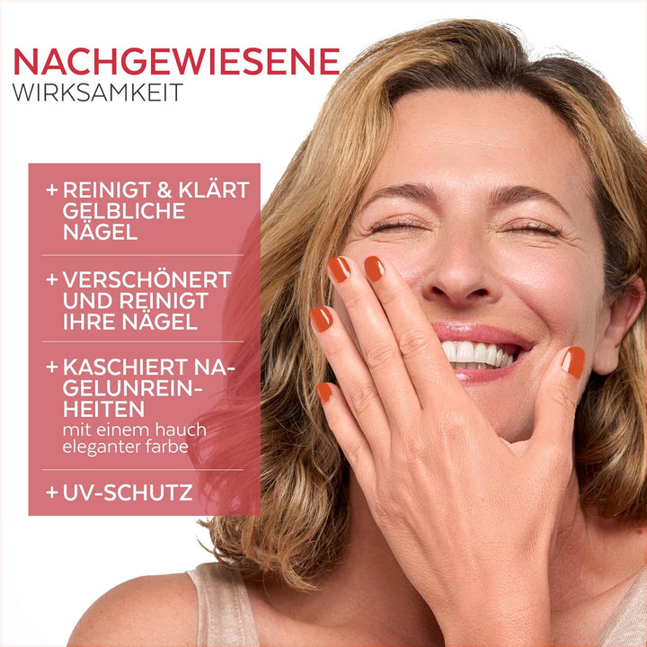 PODERM - TEEBAUM-NAGELLACK COLOR CARE Mango - verbessert das Aussehen für die gelbe oder brüchige Nä