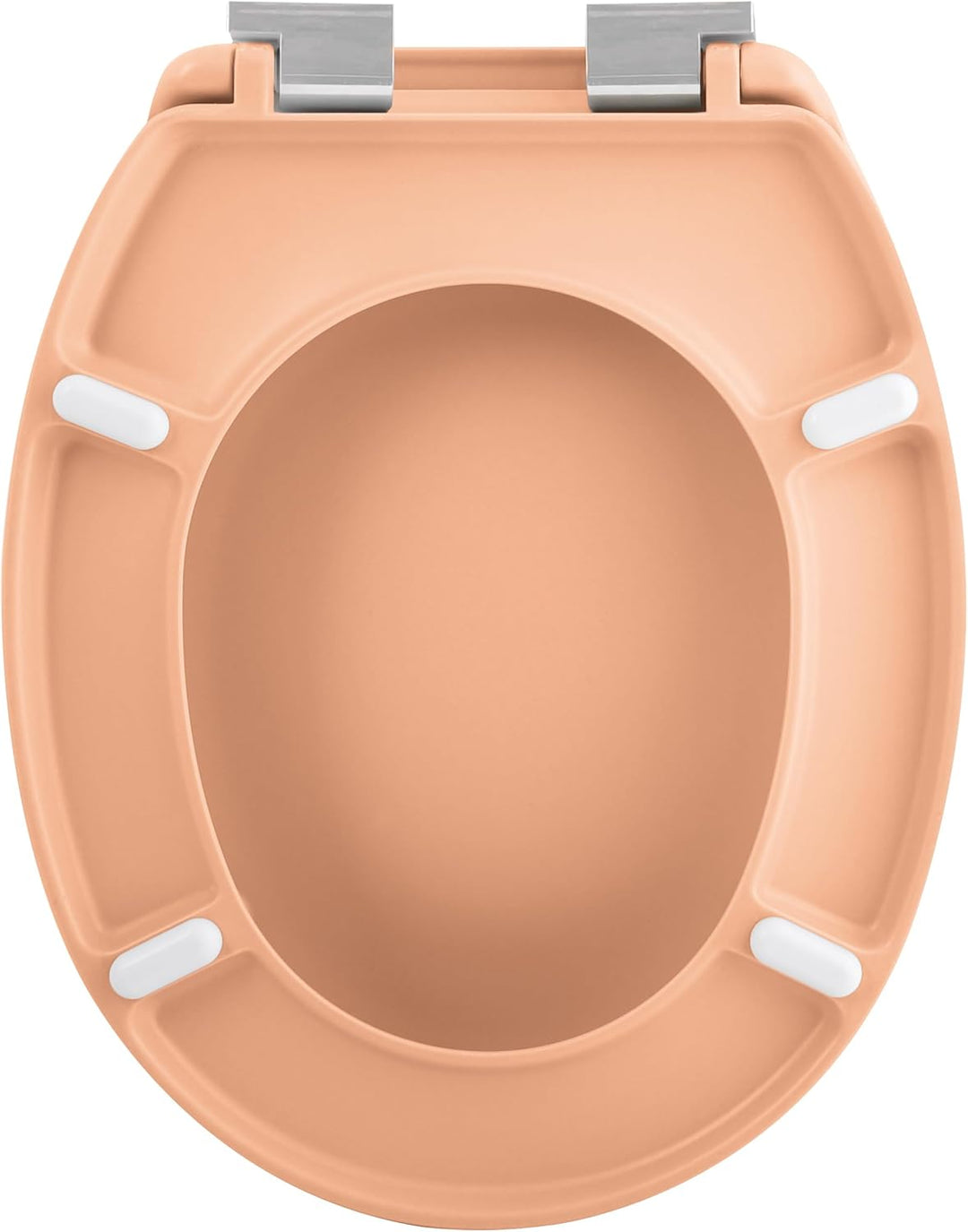 Spirella - NEELA Thermo-WC-Sitz (hart) – Scharniere aus verchromtem ABS, WC-Deckel mit Absenkautomat
