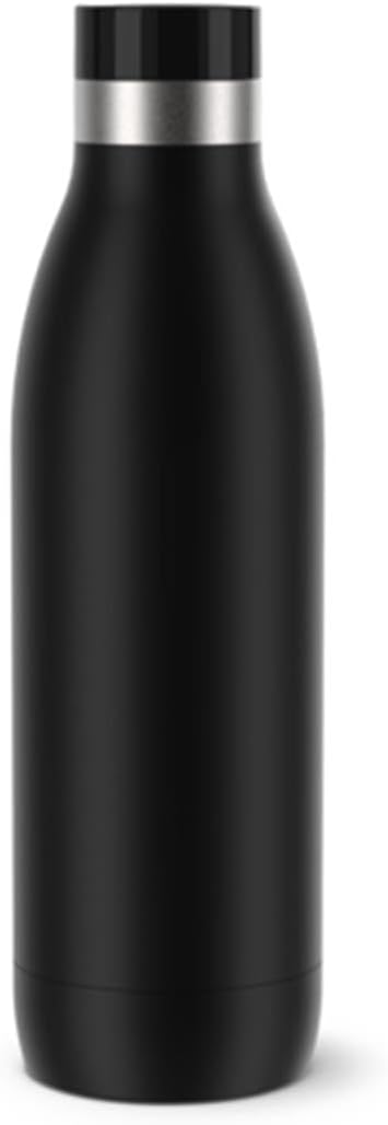 Tefal N3110910 Bluedrop Thermoflasche, 0.7 L, schwarz