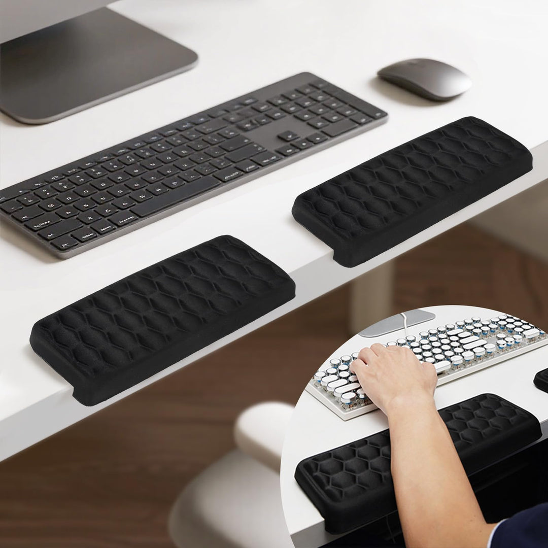 L-förmige Schreibtisch EdgeRest 2er-Set Handballenauflage Tastatur Armauflage Schreibtisch 30cm Schr