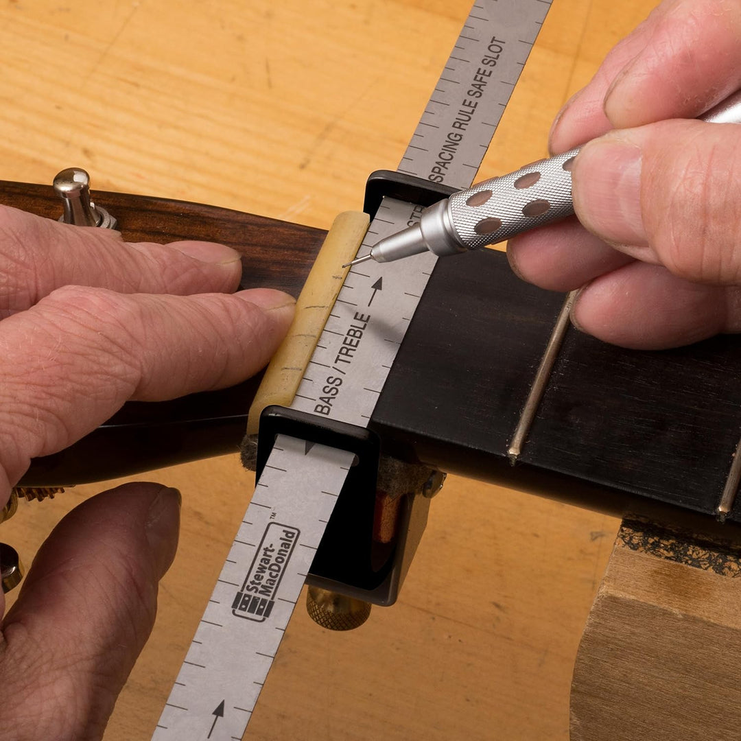 StewMac Sattel für Gitarren Safe Slot Komplettset, Präzisionswerkzeug