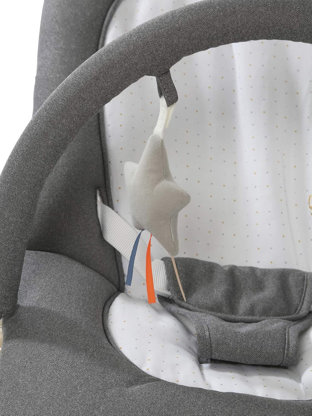 VERTBAUDET Babywippe mit Spielbogen BABYDREAM grau/weiss ONE SIZE