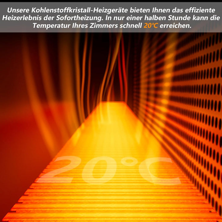 Infrarotheizung Energiesparend Infrarot Wandheizung - 350W Heizung Elektrisch Wandmontage Elektrohei