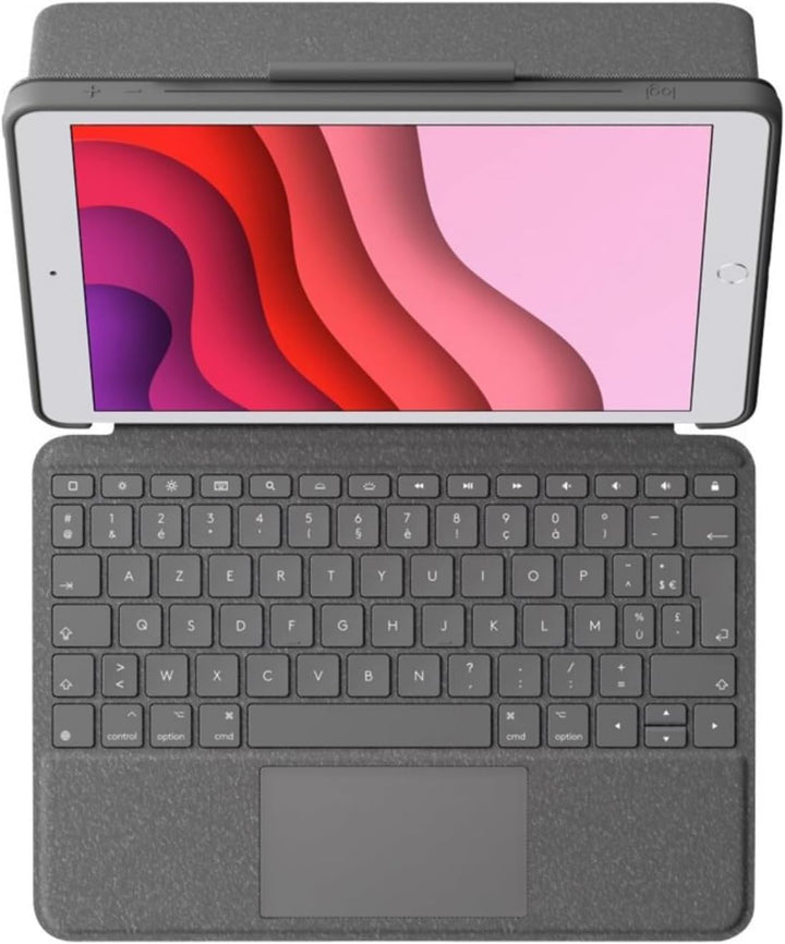 Logitech Combo Touch Case mit Abnehmbarer Tastatur für iPad (10. Generation) - French Layout