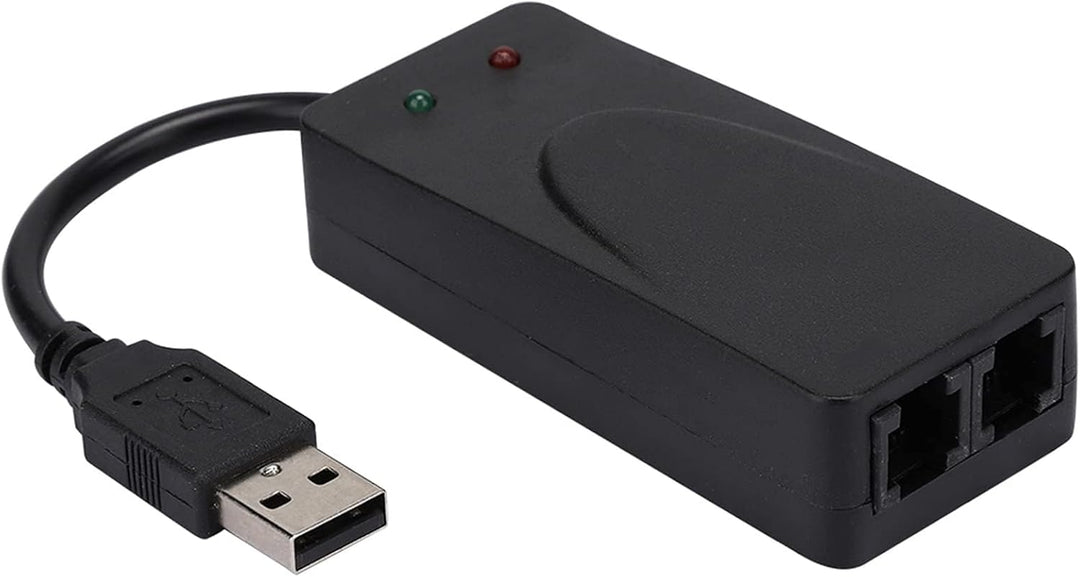 Normales DFÜ Modem, Faxmodem Dual Port USB2.0 56K Externer Modemtreiber für Win 7/Win 8/Win 10/Win X
