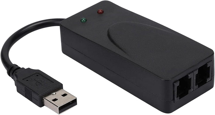 Normales DFÜ Modem, Faxmodem Dual Port USB2.0 56K Externer Modemtreiber für Win 7/Win 8/Win 10/Win X