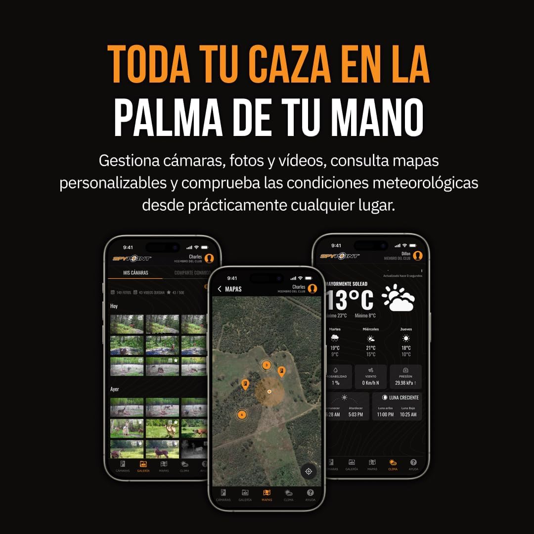 SPYPOINT Flex E-36: Wildkamera mit Videoübertragungen, inkl. SIM-Karte, 16GB SD-Karte und Batterien,