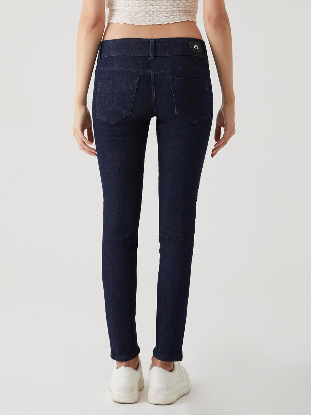 LTB Jeans - Damen - Molly - MID Waist - Slim Fit Jeans - Hosen 28W / 30L Rinsed Wash 082, 28W / 30L