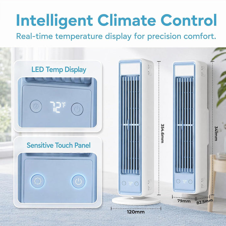 Energieeffizienter Luftkühler Mobil, Tragbare Klimaanlage ohne Abluftschlauch, Sparsamer Ventilator