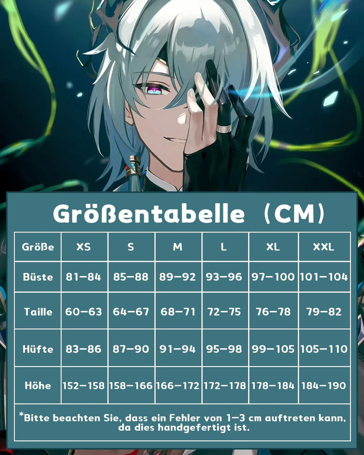 CR ROLECOS Honkai Star Rail March 7th Cosplay Kostüm Outfit Spielfiguren Uniform Full Set Halloween