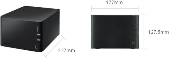 Buffalo LS441DE-EU Station 441 4 Bay Desktop-NAS-Gehäuse Enclosure, Enclosure