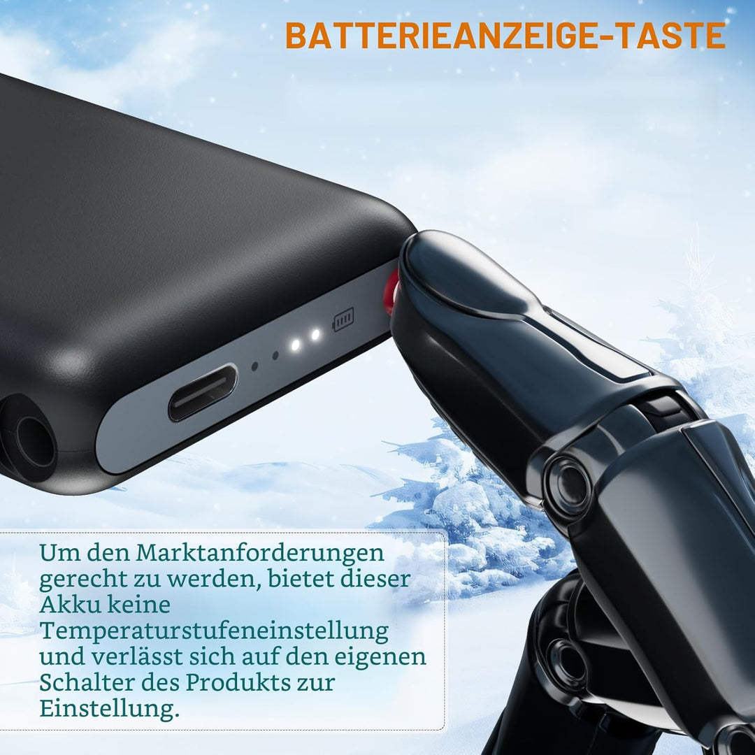 Upgraded 5V 5000mAh Smart Batteries, beheizbare Hausschuhe Spare Battery, Rtdep Elektrischer Fusswär