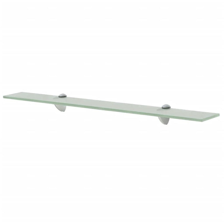 vidaXL Glasregal 70x10cm 8mm Wandregal Glasboden Glasablage Badregal Regal 70 x 10 cm Weiss, 70 x 10