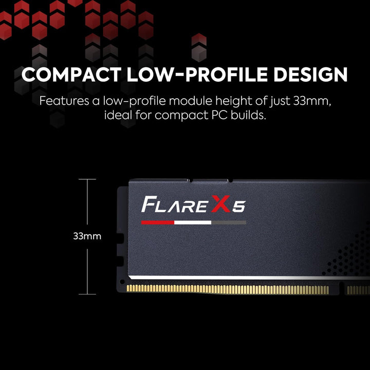 G.SKILL Flare X5 Series 32GB (2 x 16GB) 288pin SDRAM DDR5 5600 (PC5-44800) CL36-36-36-89 1, 20V Dual