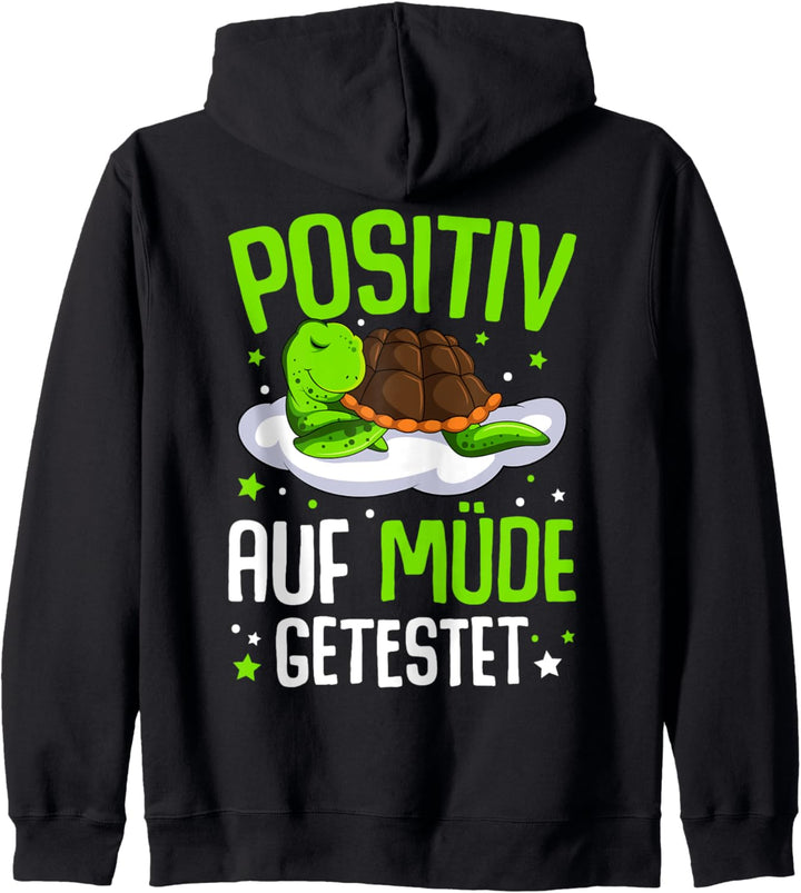 Schildkröte Positiv Auf Müde Getestet Kapuzenjacke