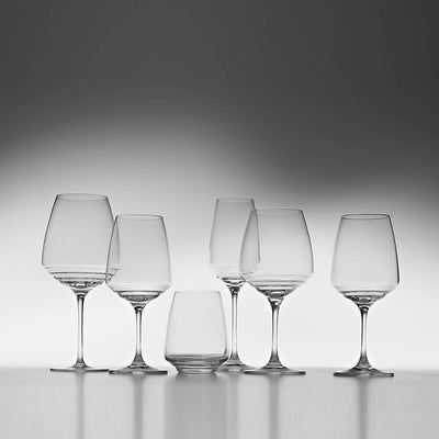 Zafferano Esperienze - Glasflöte, Weinverkostungs-Set, Hergestellt aus Kristallglas, cl 38 h 245mm d