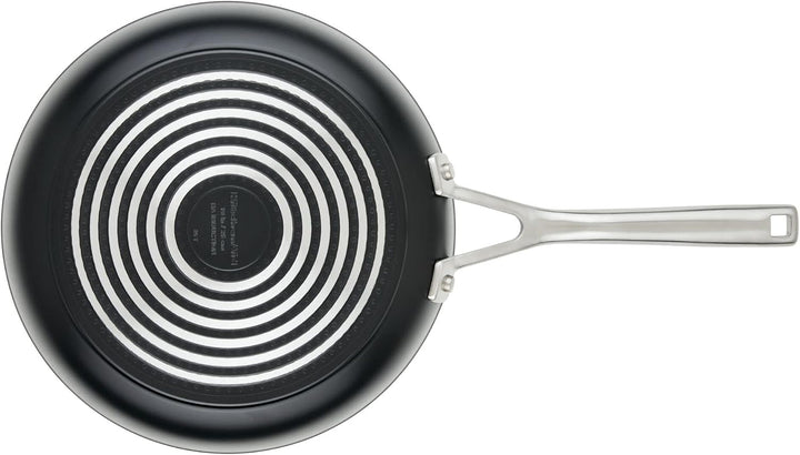 KitchenAid Bratpfannen-Set, harteloxiert, Induktion, antihaftbeschichtet, 3-teilig, Mattschwarz 3 Pi